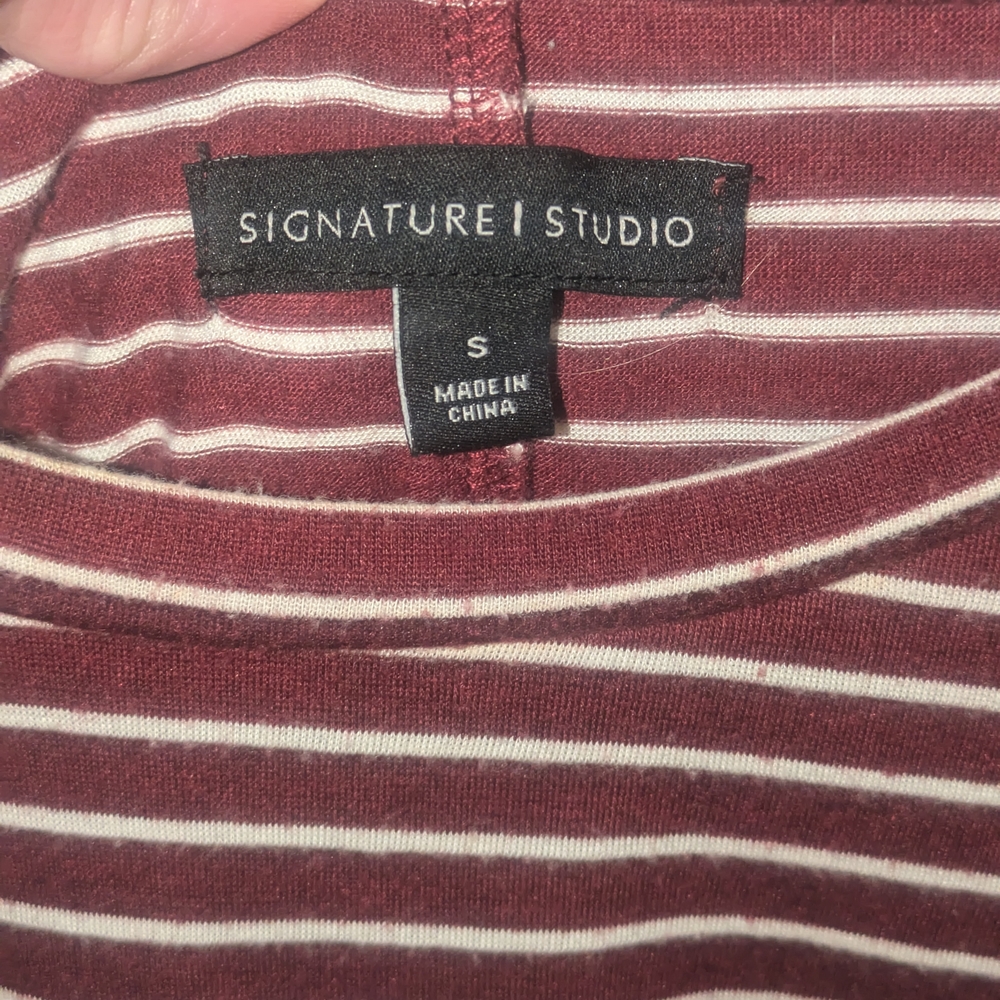 Signature Studio Striped Top